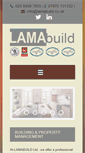 Mobile Screenshot of lamabuild.co.uk